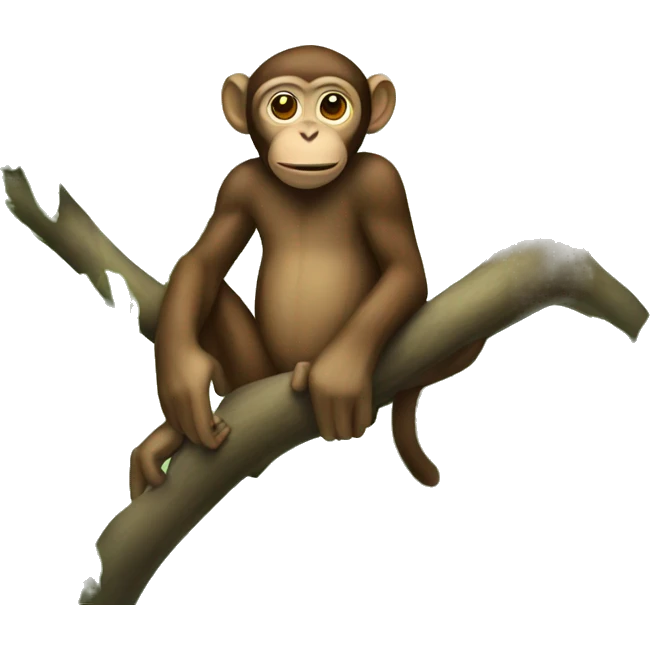 Monkey in a tree emoji