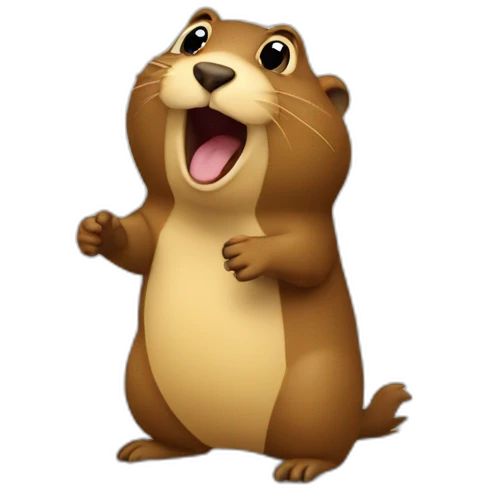 gopher singing emoji
