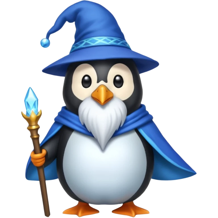 Penguin Wizard emoji