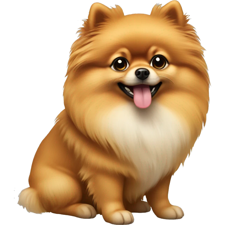 Pomeranian dog emoji