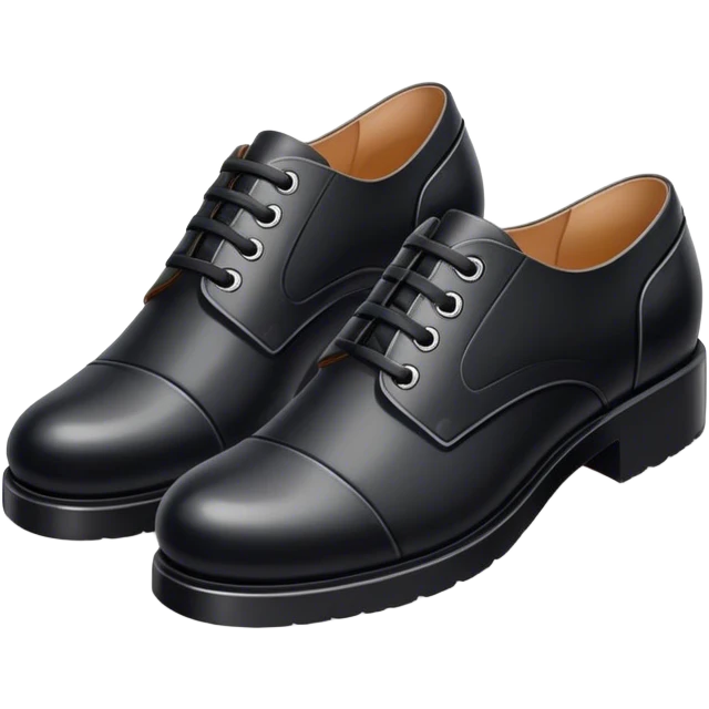 black shoes emoji
