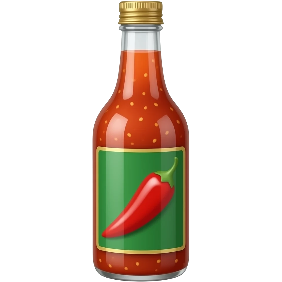 spicy bottle emoji