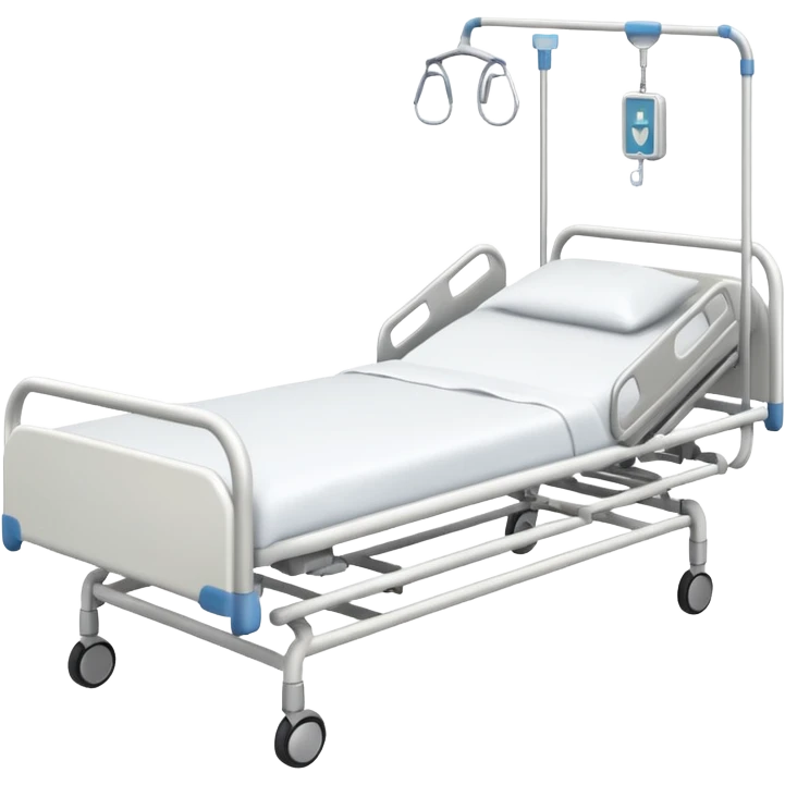 Create a hospital bed taken from a top angle emoji