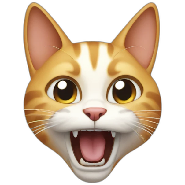 screaming cat emoji