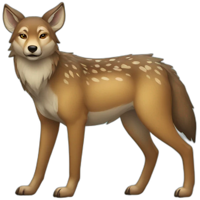 wolf deer emoji