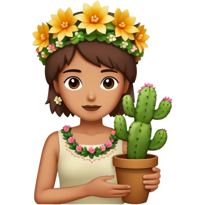 🌵🌸 emoji