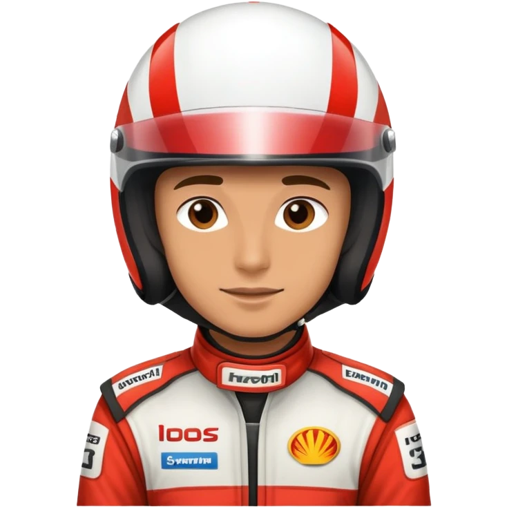 race car driver emoji