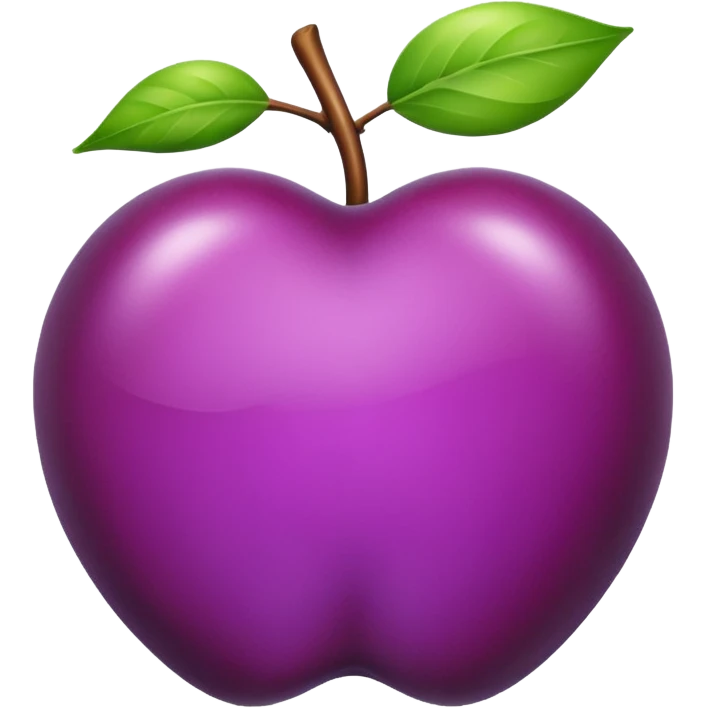 Plum emoji