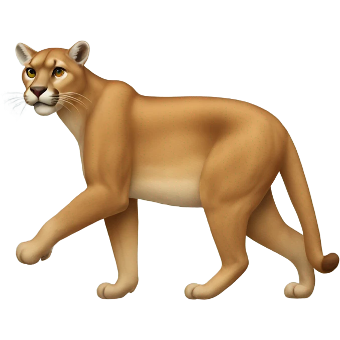 walking cougar emoji
