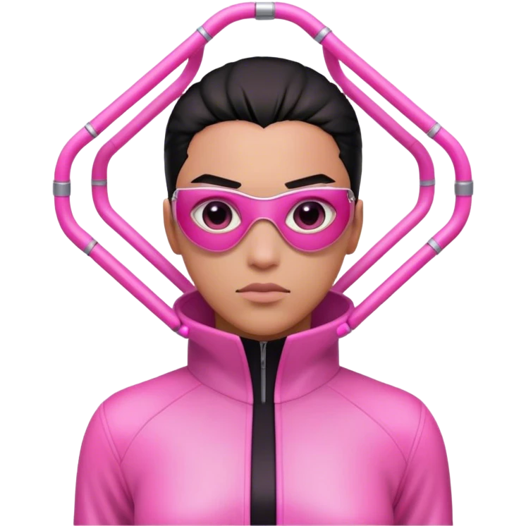 Neo, matrix pink emoji