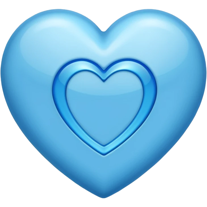 Letter D with a blue heart  emoji