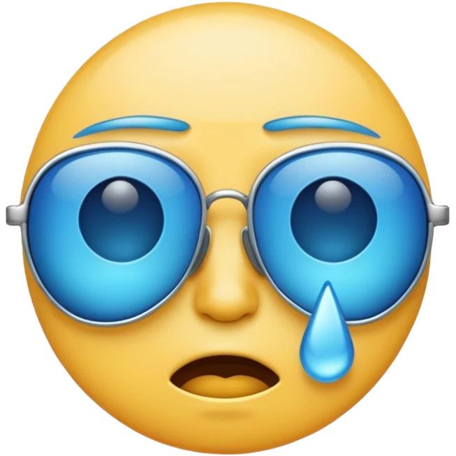 Sunglasses emoji crying emoji