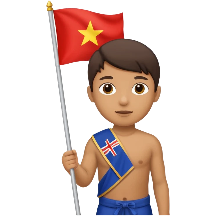 Flag Bearer kid emoji
