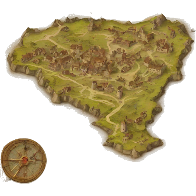 medieval map emoji