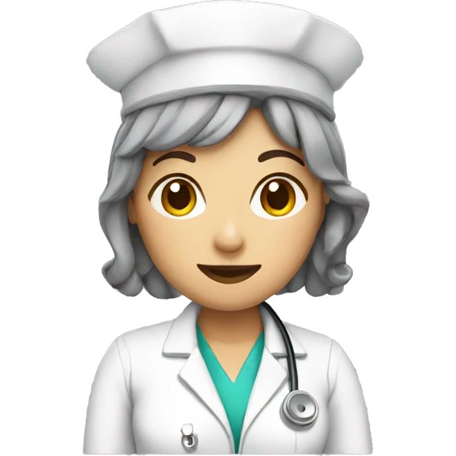 Nurse with pipe emoji