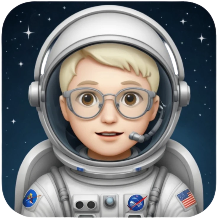 Vampire Astronauts with Glasses emoji