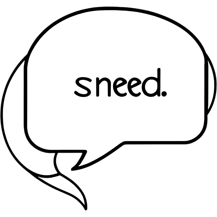 Speech bubble saying "NEED" emoji