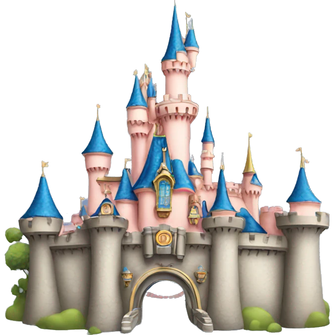 Disneyland Paris castle emoji