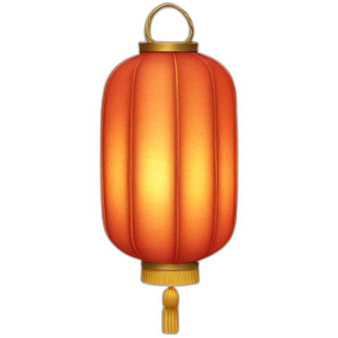 Chinese lantern emoji