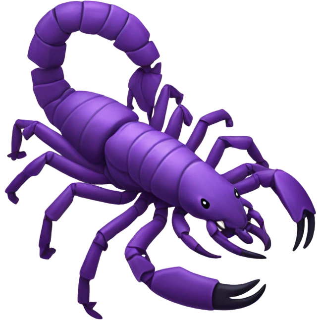 purple scorpion emoji