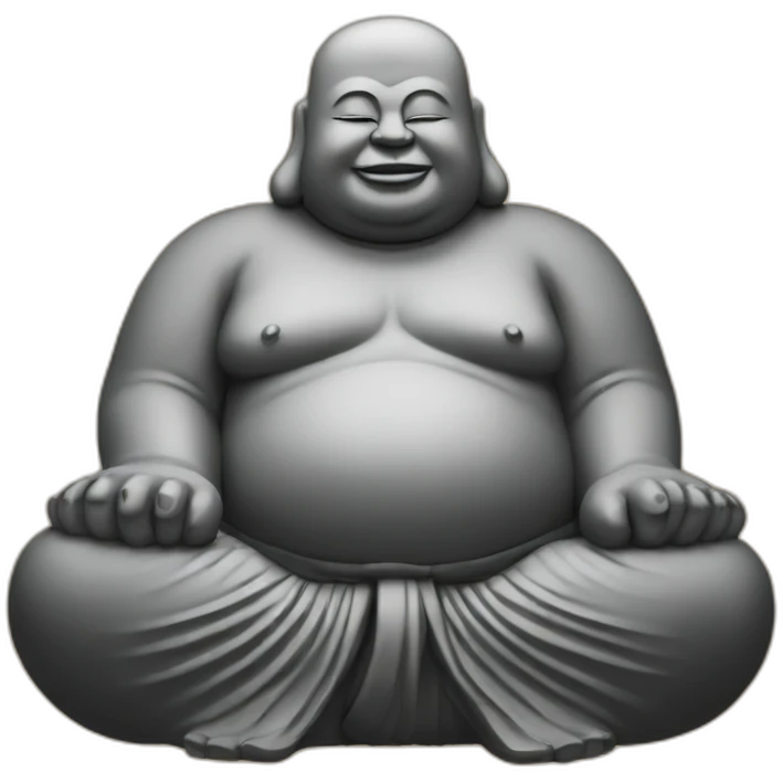 Big foot buddha emoji