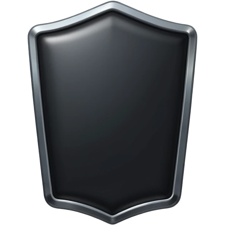 rectangular black shield emoji