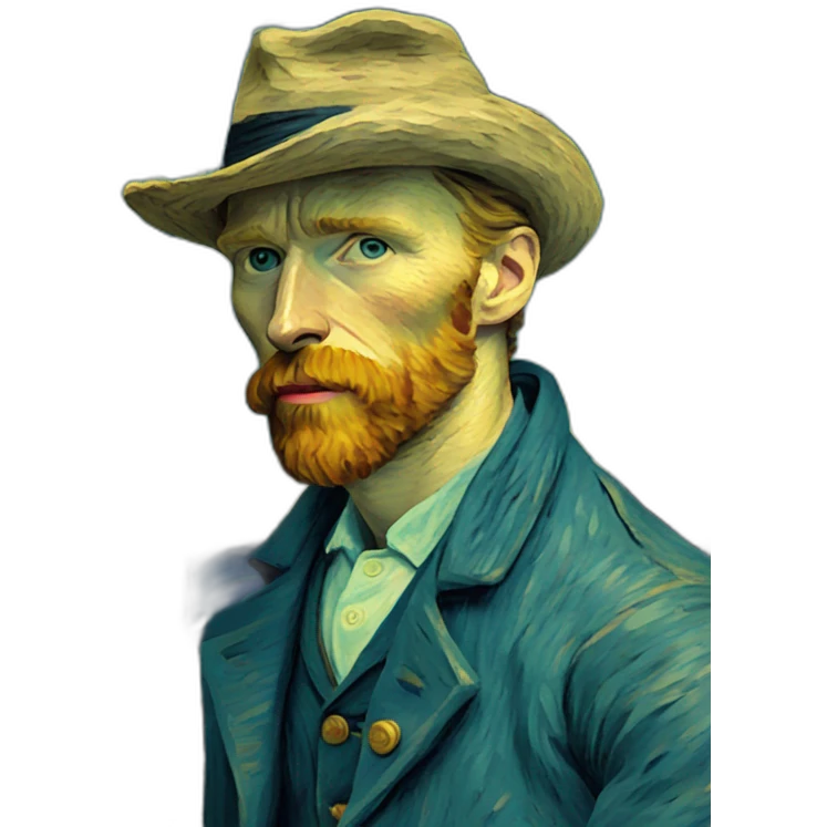 van gogh painting emoji