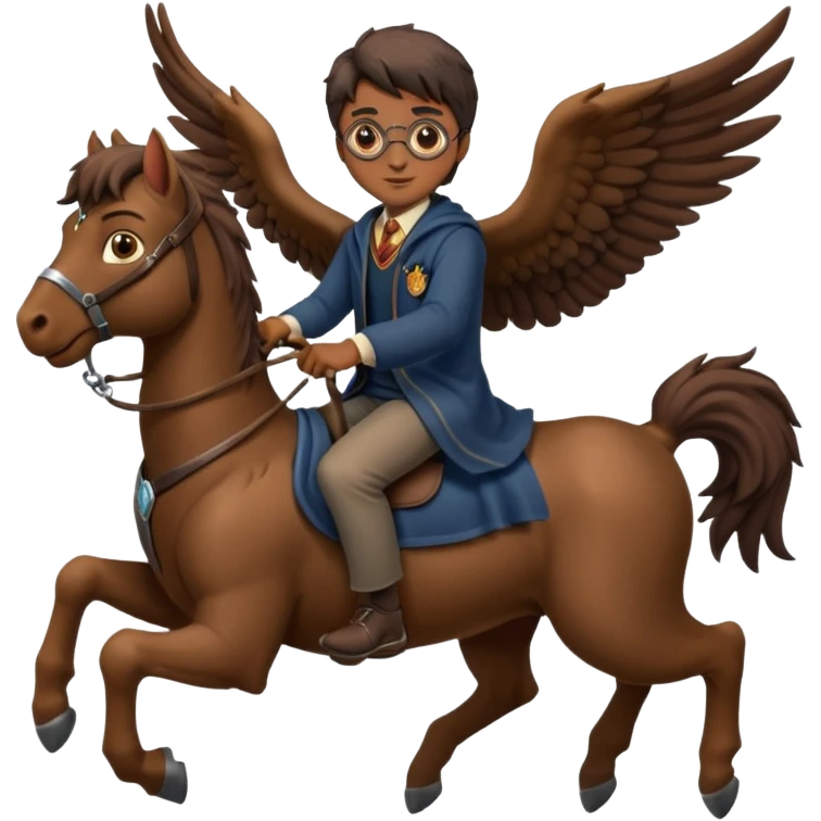 hippogriff and harry potter emoji