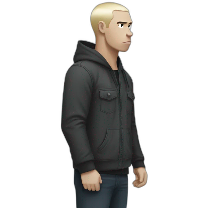 Gorilla meeting Eminem emoji