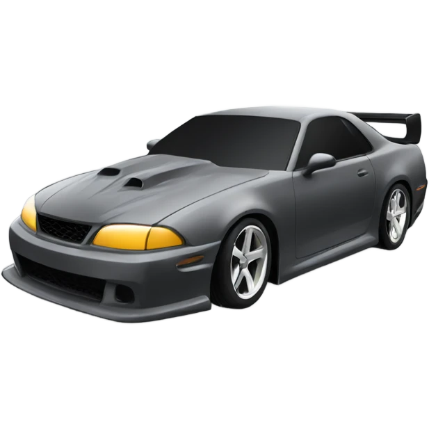 Future Car drift with smoke emoji