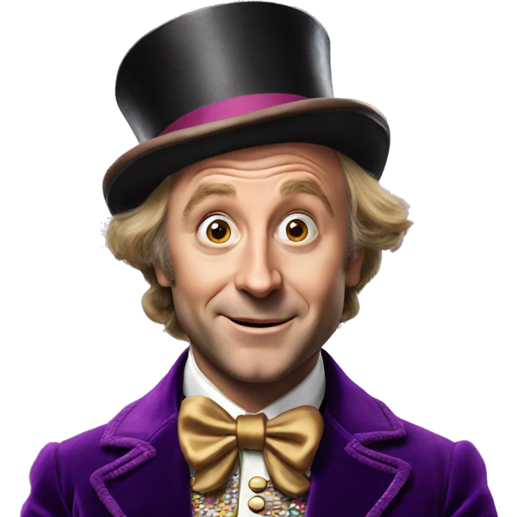 Willy Wonka from jonny deep  emoji