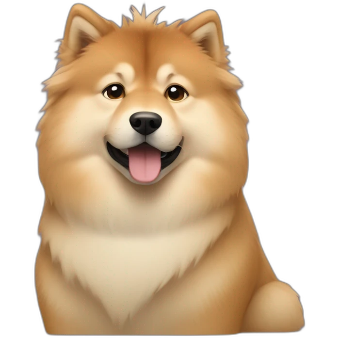 elon musk on Eurasier emoji