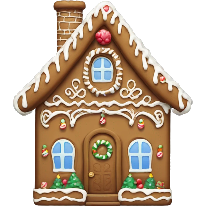 Ornate gingerbread house emoji