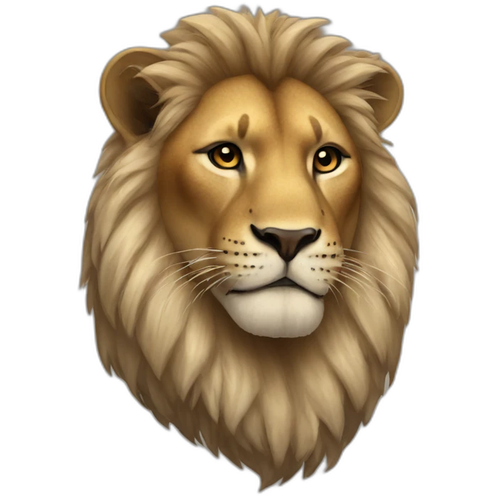 half lion half leopard emoji