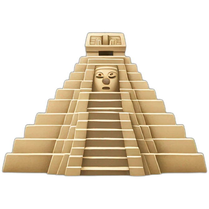 Pirámide maya emoji