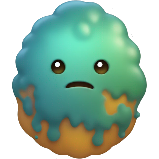blobs fusing emoji