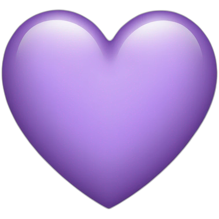 light purple heart emoji