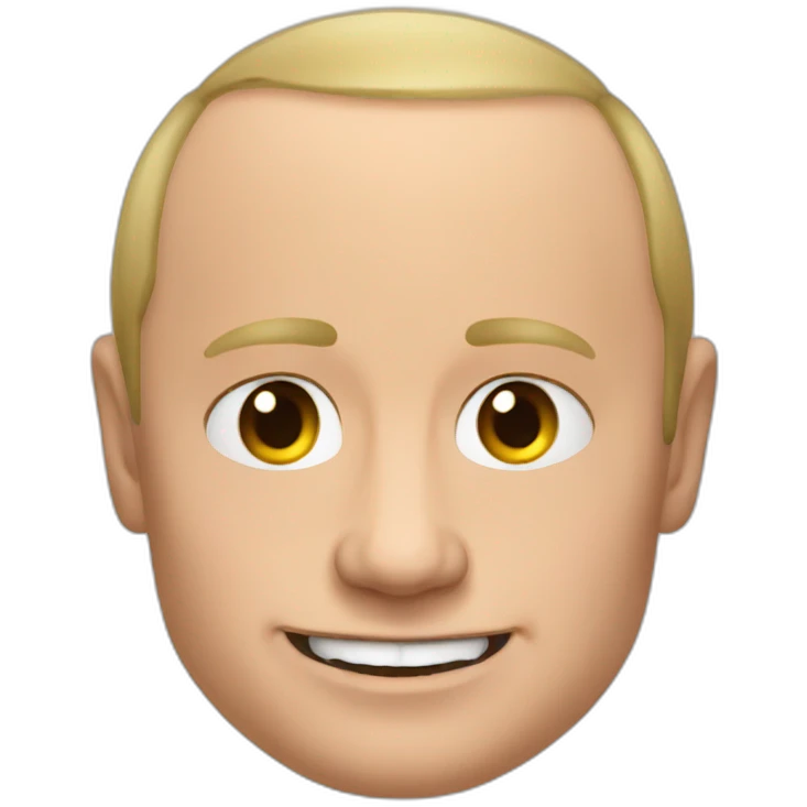 Putin smiling with muscles emoji