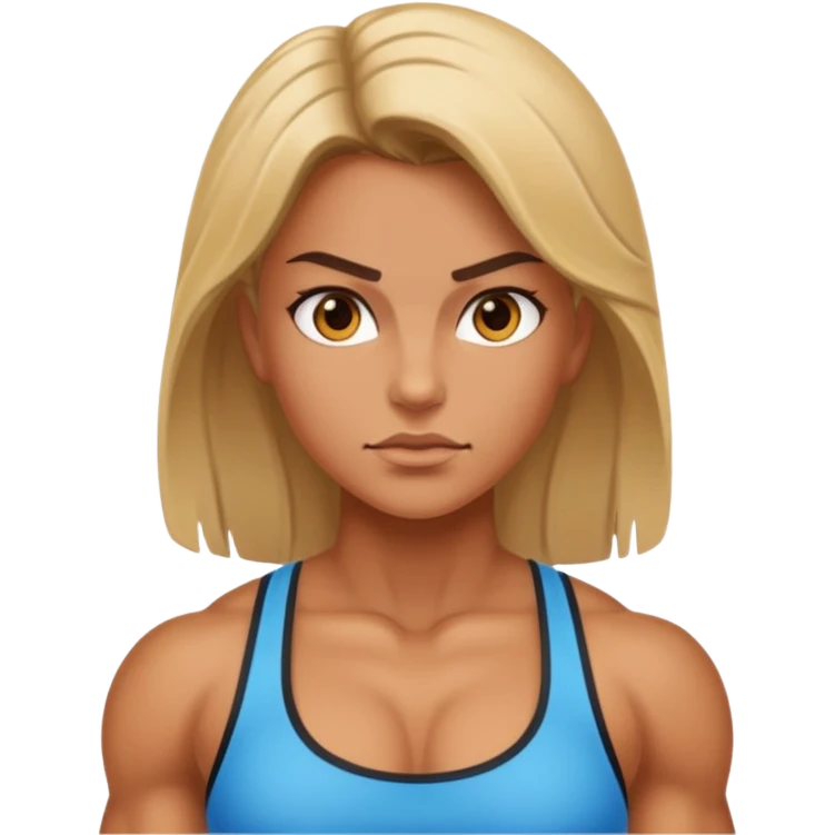 macho girl, emoji