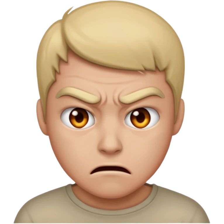  can't express expressionless ,anger just staring at  emoji