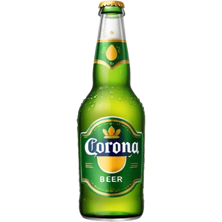 Corona Bier Flasche als emoji emoji