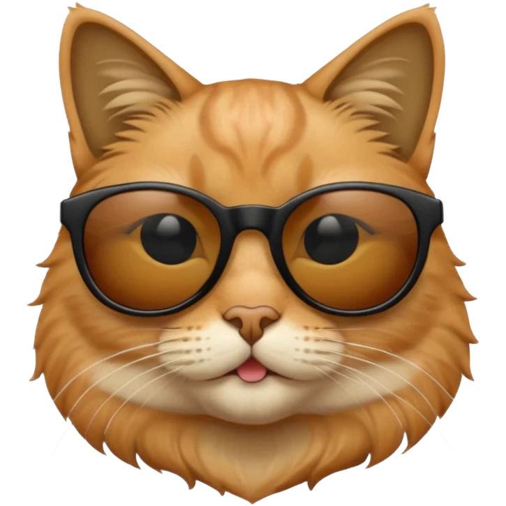 Cat wearing sunglasses emoji