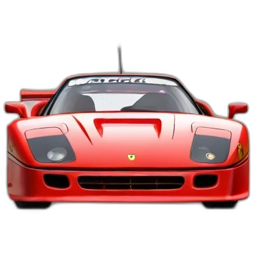 Ferrari f40 gt2 race car emoji