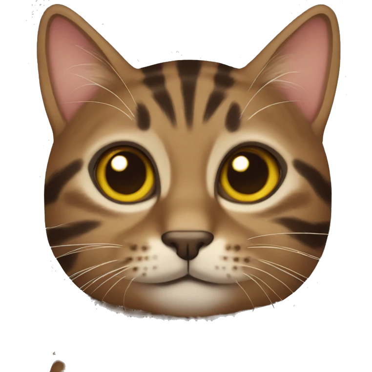Brown Tabby cat emoji