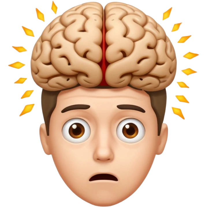 A brain farting emoji