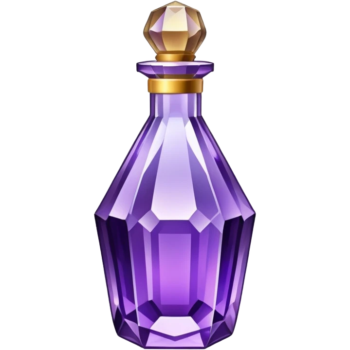 Purple amethyst bottle emoji