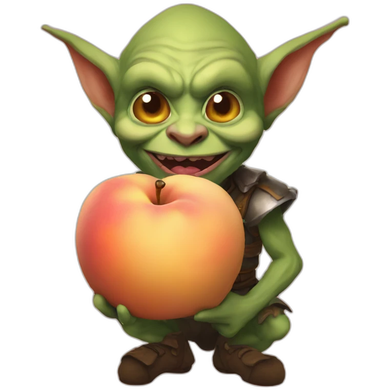 goblin-munching-on-a-large-peach emoji