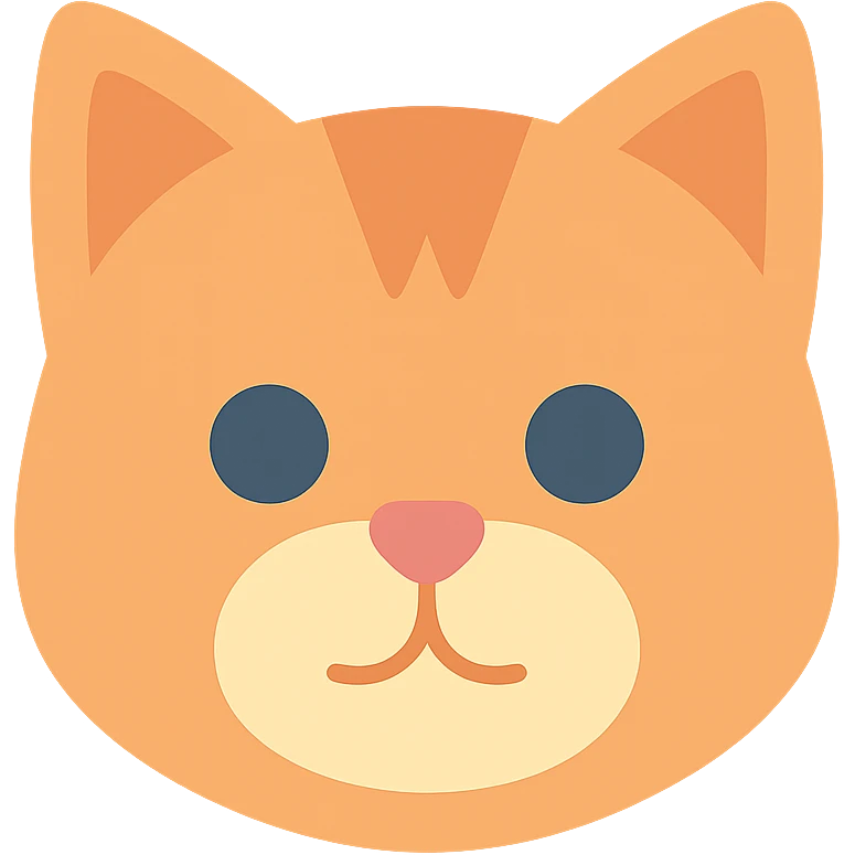 A kitten with a puppy-like gaze emoji
