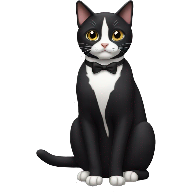 tuxedo cat emoji