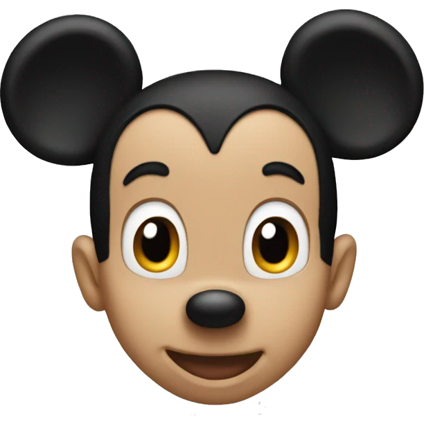 Mickey mouse emoji